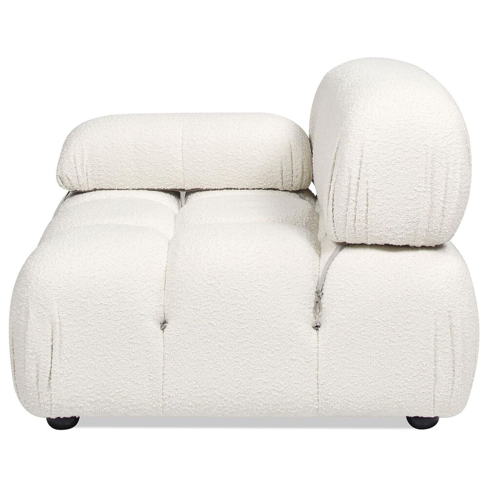 Jennifer Taylor Home Marcel Lounge Arm Chair in Ivory White, , large