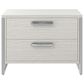 Bernhardt Stratum 2 Drawer Wide Nightstand in Mist with USB Ports, , large