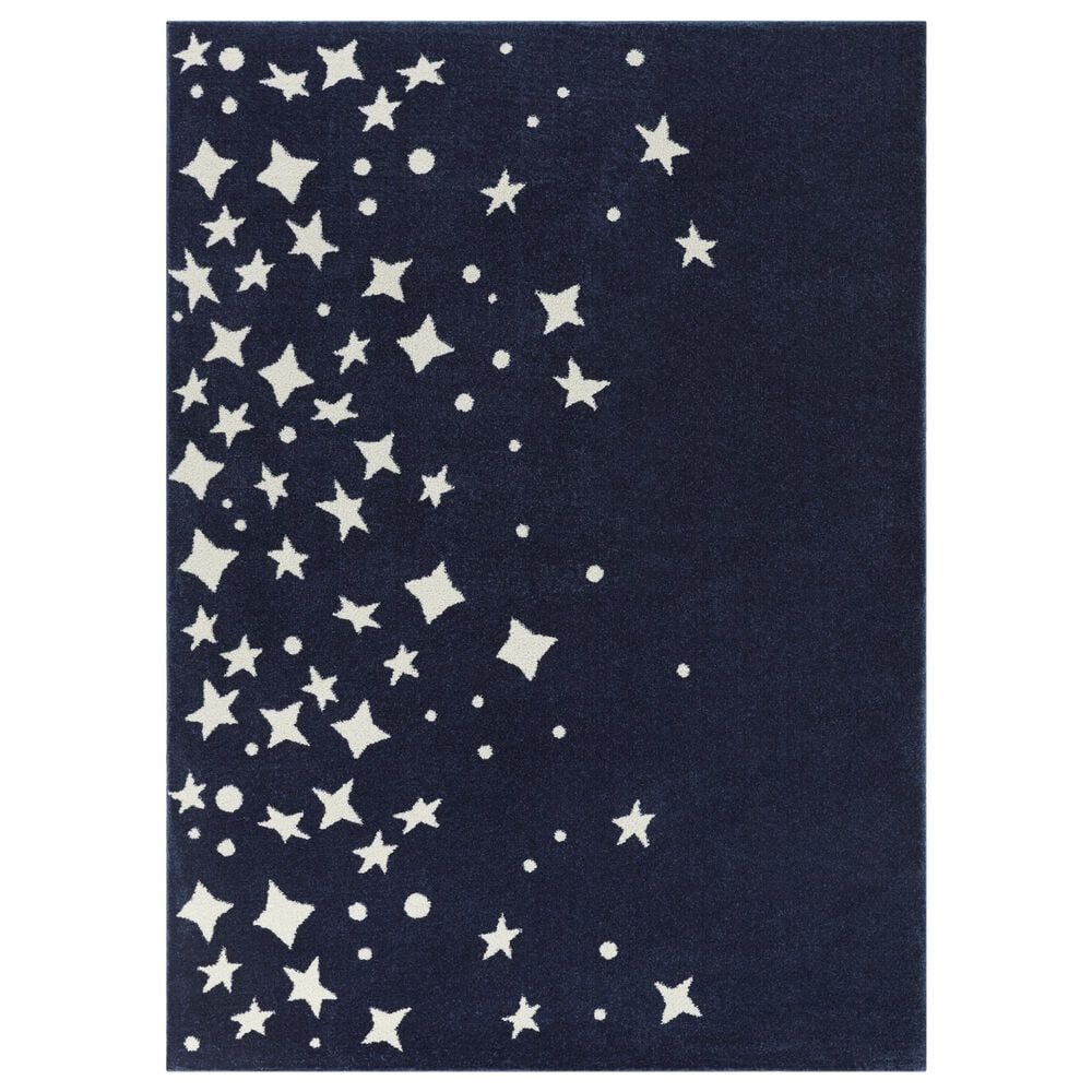 Balta Rugs Starlight 3"11" x 5"7" Navy Kids Area Rug, , large