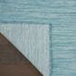 Nourison Positano 2"2" x 12" Aqua Indoor/Outdoor Runner, , large