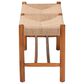 Baxton Studio Saura Bench in Natural and Oak Brown, , large