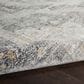 Nourison Starry Nights STN05 10" x 13" Charcoal and Cream Area Rug, , large