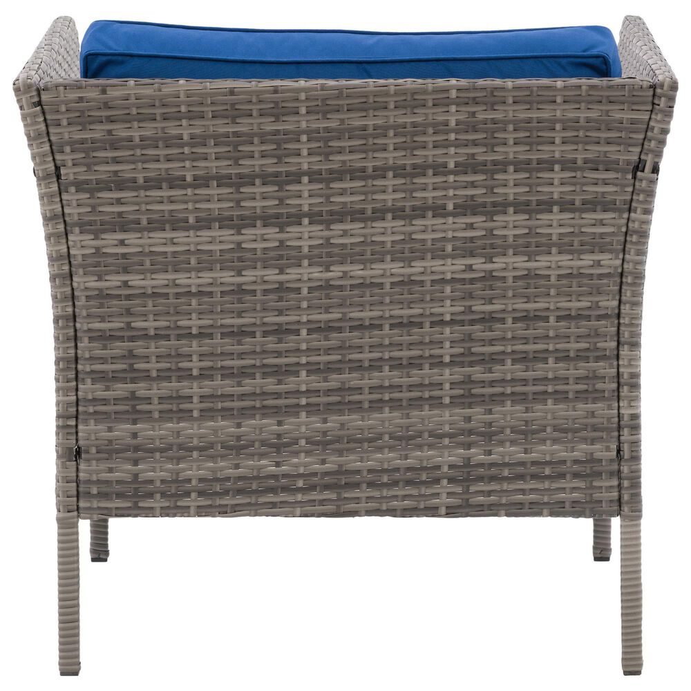 CorLiving Parksville Patio Armchair in Blended Gray, , large