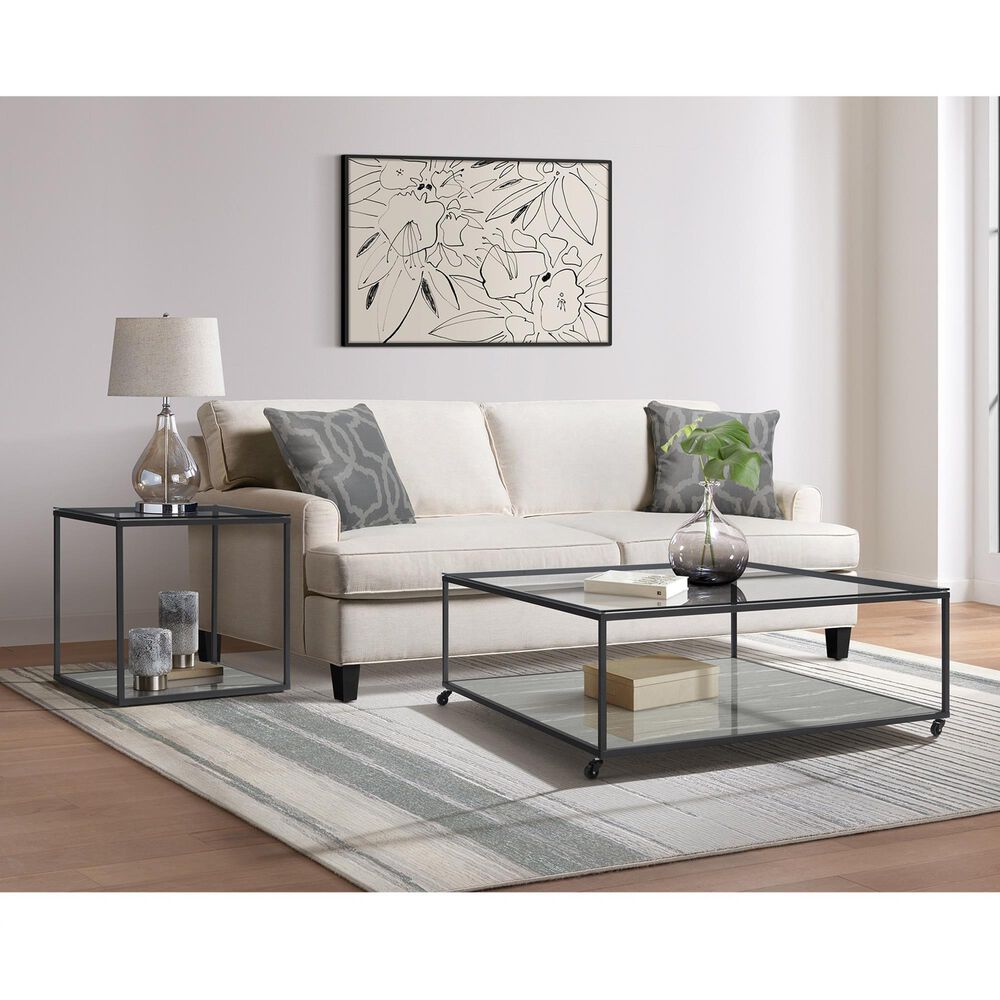 Mayberry Hill Yasmin End Table in Grey, , large