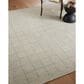 Chris Loves Julia x Loloi Francis 11"6" x 15" Silver and Sky Area Rug, , large