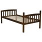 Linon Home Decor Perryton Twin Over Twin Bunk Bed in Warm Oak, , large