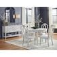 Ashley Montelaine 5-Piece Oval Dining Set in Antiqued White, , large