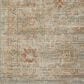 Loloi Heritage 13" x 16" Aqua and Terracotta Area Rug, , large