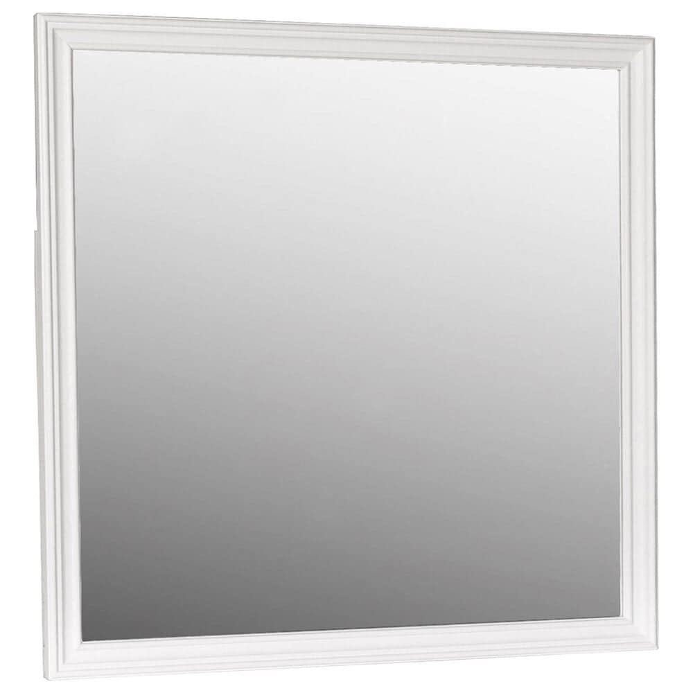 New Heritage Design Tamarack Dresser Mirror in White, , large