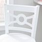 Linon Home Decor Teresa Bar Stool in White, , large