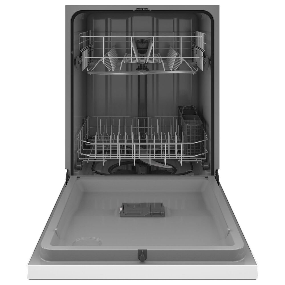 GE Appliances 24&quot; Electronic Touch Built-In Dishwasher in White, , large
