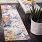 Safavieh Aria 2" x 8" Cream and Dark Teal Runner, , large