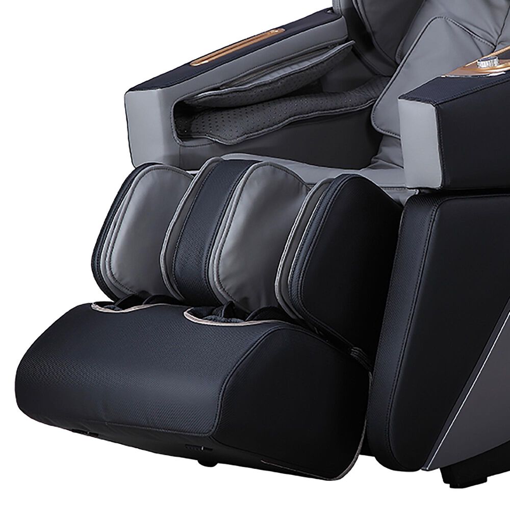 Osaki Ador 3D Allure Zero Gravity Voice Activated Massage Chair in Black and Charcoal, , large