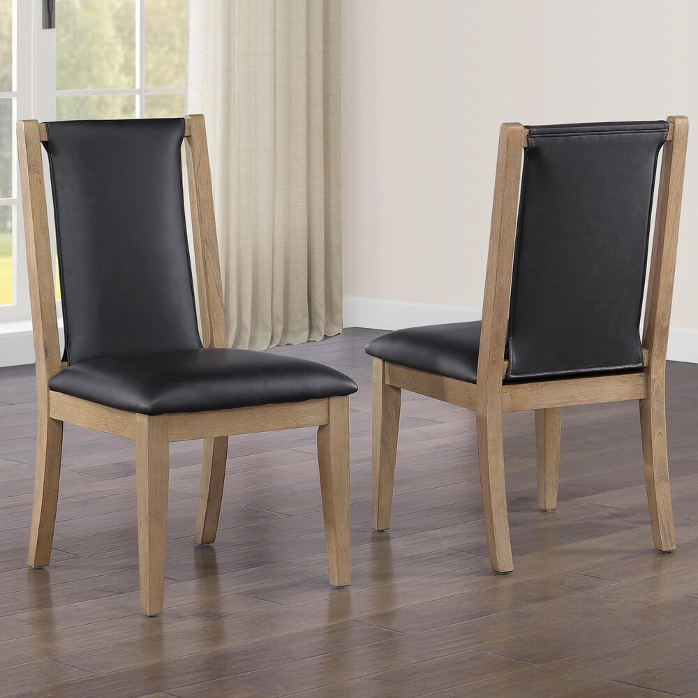 Steve Silver Orinda Dining Side Chair In Rustic Sand Brown, , large