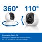 TP-Link Pan Tilt AI Home Security Wi-Fi Camera in White, , large