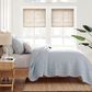 Levtex Martha Stripe 3-Piece King Quilt Set in Blue and White, , large