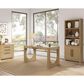 Wycliff Bay Canyon Drive 3-Piece Writing Desk with Bookcase and Lateral File Set in Natural Oak, , large