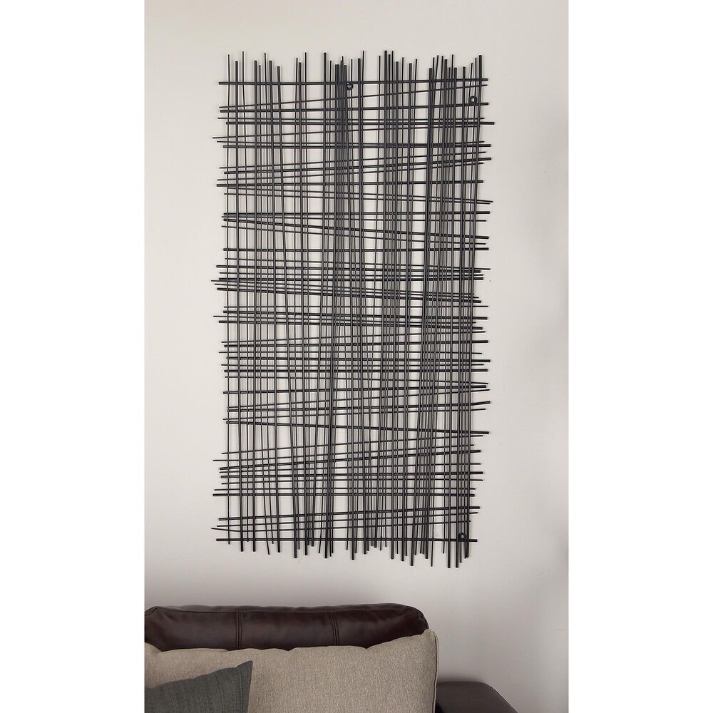 Maple and Jade 47&quot; x 25&quot; Wall Decor in Black, , large