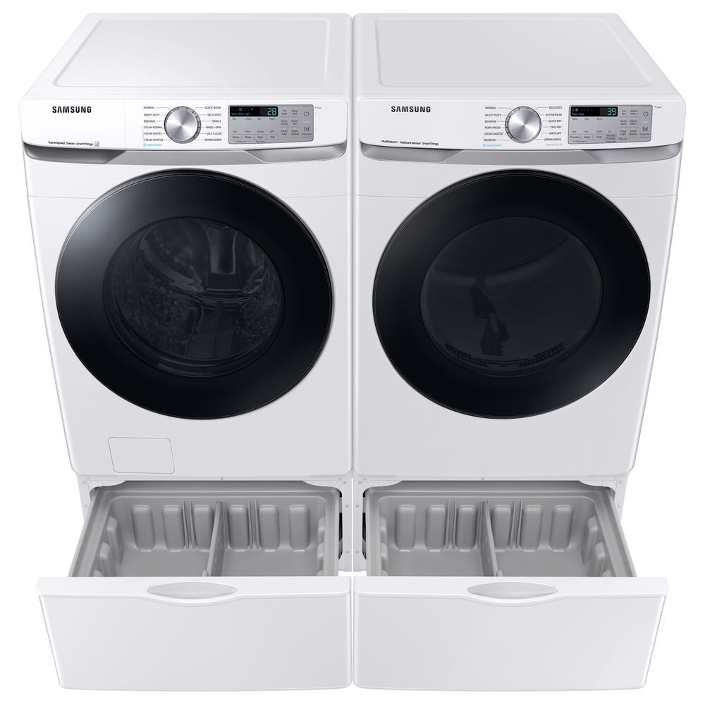 Samsung 7.5 Cu. Ft. Capacity Gas Dryer with Steam in White, , large