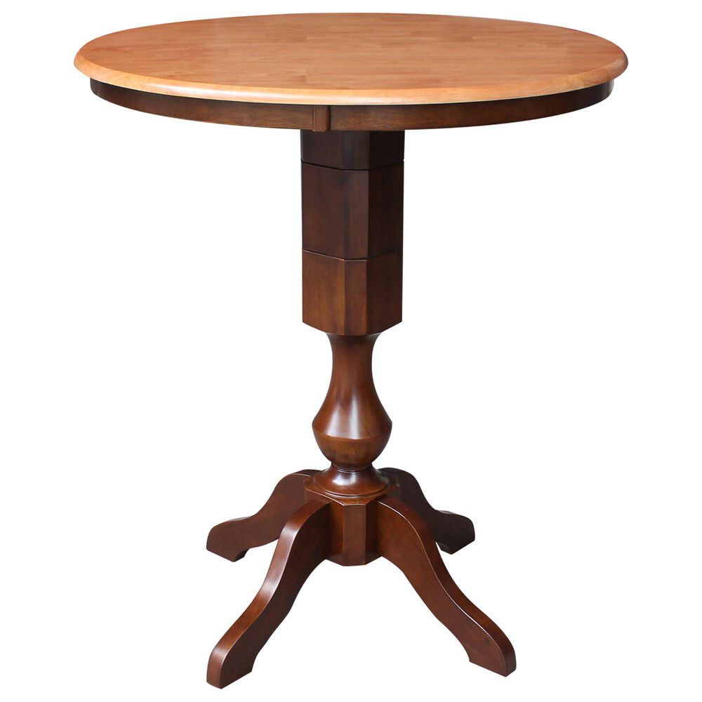 International Concepts 36" Dining Table in Cinnamon and Espresso, , large