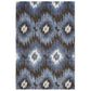 Safavieh Retro RET2143-2865 3" x 5" Dark Brown and Blue Area Rug, , large
