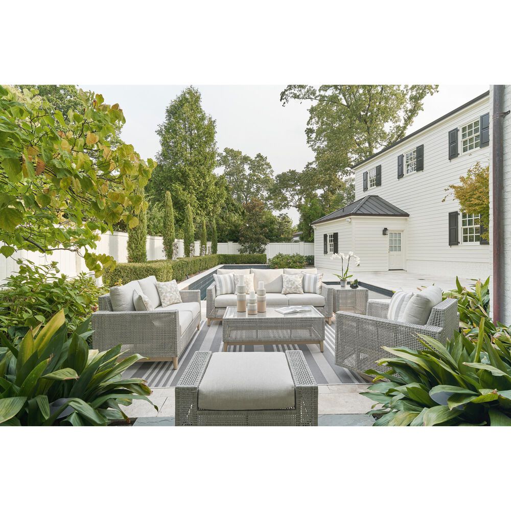 Ashley Seton Creek 6-Piece Patio Conversation Set in Gray, , large