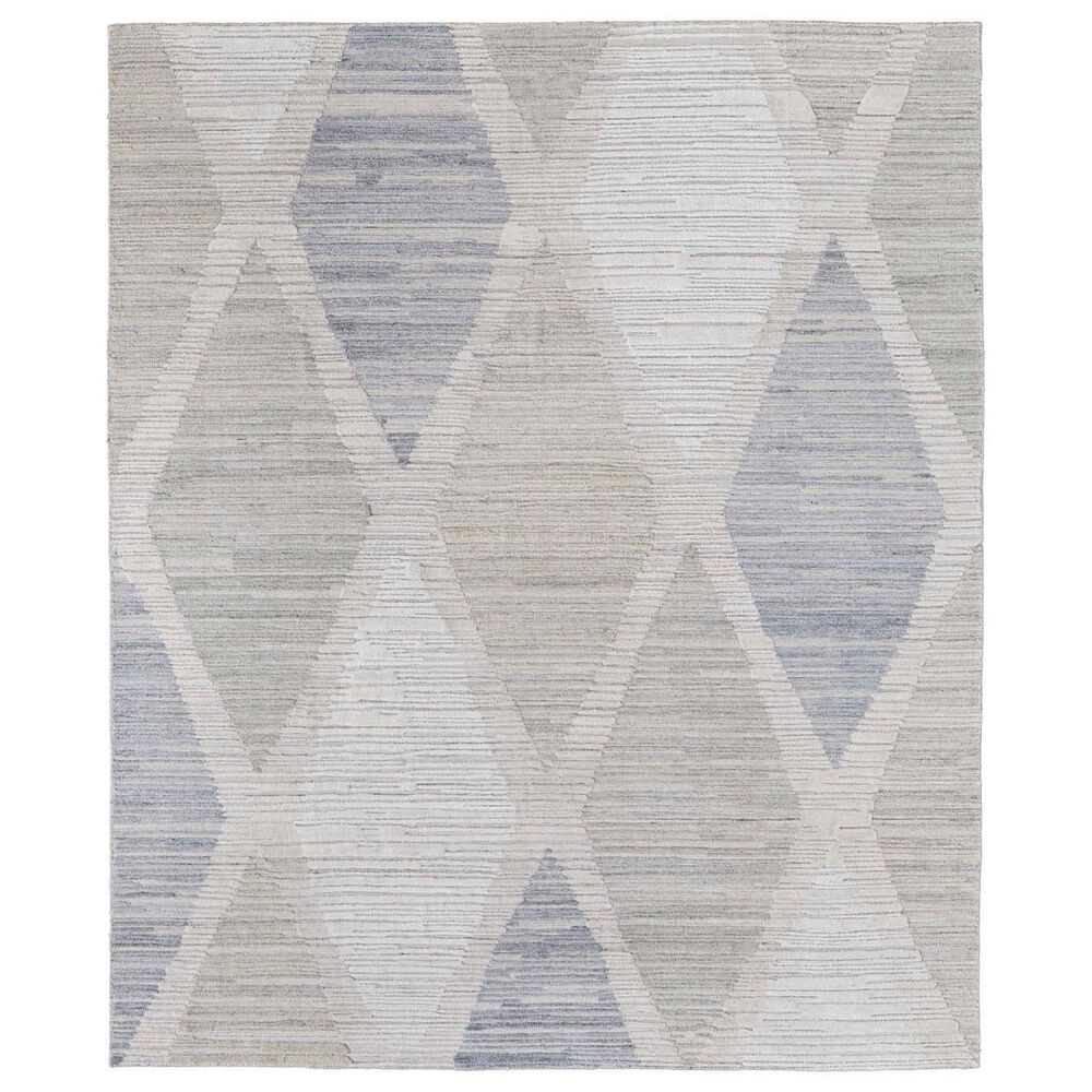 Feizy Elias 3"6" x 5"6" Ivory and Blue Area Rug, , large