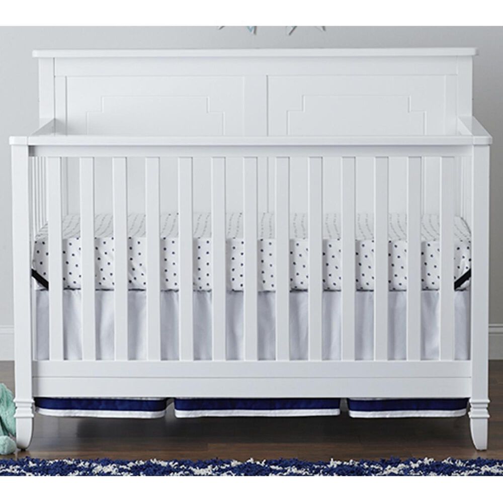 Suite Bebe Asher 3 Piece Nursery Set in White, , large