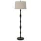 Cal Lighting Salter Cohoes Floor Lamp in Matte Black and Antique Brass, , large