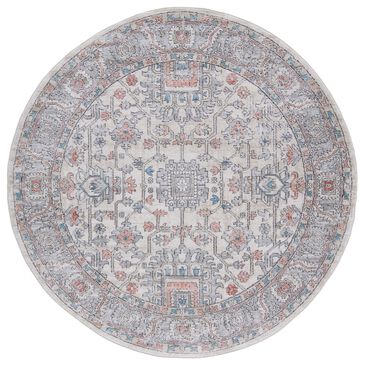 Safavieh Oregon ORE877 5"3" Round Grey and Ivory Area Rug, , large
