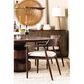 Home Trends & Design Cambridge Upholstered Dining Arm Chair in Dark Walnut, , large