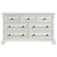 Mayberry Hill Bridgestone 7-Drawer Dresser in Antique White, , large