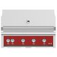 Hestan 42" Built-In Liquid Propane Grill in Matador Red, , large