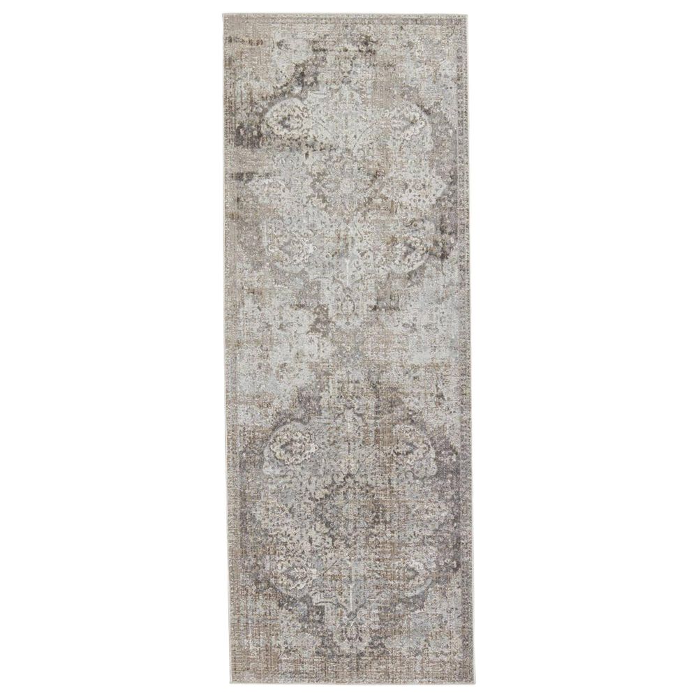 Jaipur En Blanc Ginevra 3" x 8" Oyster Mushroom Runner, , large