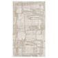 Oriental Weavers Branigan BRG04 Beige and Gold 2"3" x 3" Area Rug, , large