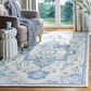 Safavieh Micro-Loop 5" x 8" Ivory and Blue Area Rug, , large