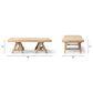 Jennifer Taylor Home Hawthorne 48" Coffee Table in Heritage Light Natural Brown, , large