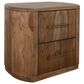 Fallridge Balam 2-Drawer Nightstand in Natural Teak, , large