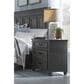 Riva Ridge Caraway 2-Drawer Traditional Nightstand in Slate Gray, , large