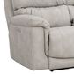 HomeStretch Cosmo Triple Power Loveseat with Console in Omnipotent Taupe, , large