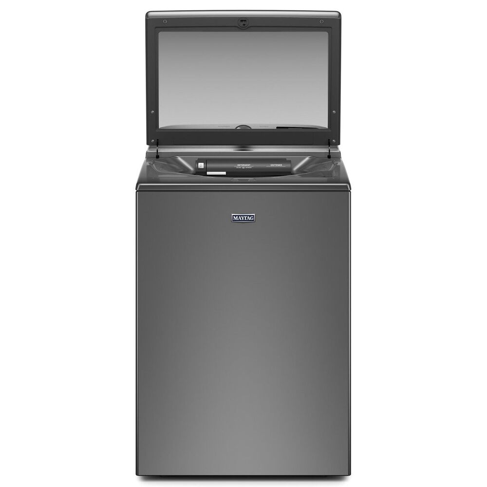 Maytag 5.3 Cu. Ft. Top Load Washer with Extra Power Button in Chrome