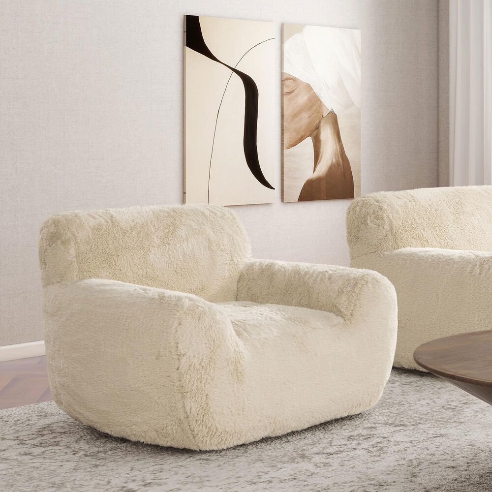 Jennifer Taylor Home Summit Accent Arm Chair in Cream Beige, , large