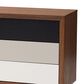 Baxton Studio Svante 6-Drawer Dresser in Walnut Brown, Dark Grey, Light Grey and White, , large