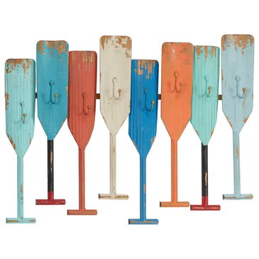 Maple and Jade 20" x 26" Coastal Nautical Wall Hook in Multicolor, , large