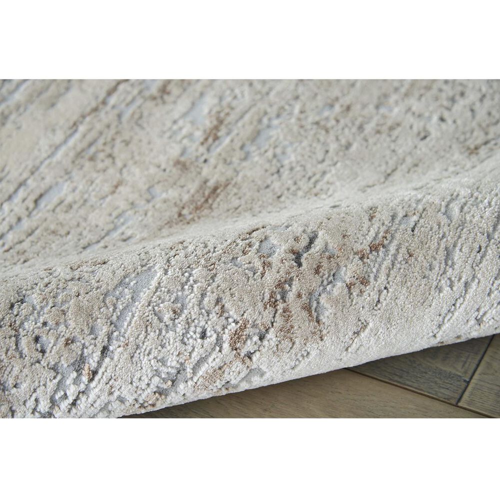 Nourison Rustic Textures RUS03 3&#39;11&quot; x 5&#39;11&quot; Beige Area Rug, , large