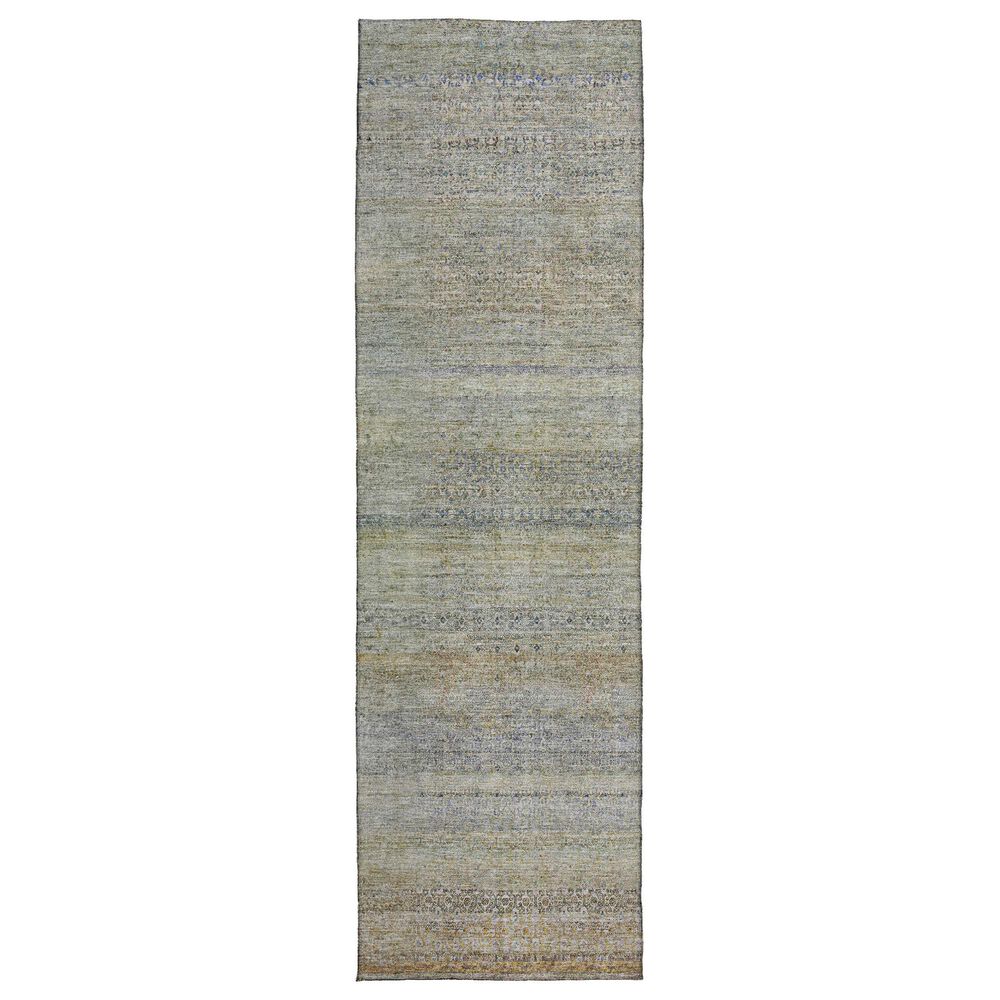 Dalyn Rug Company Burano BU11 2"3" x 7"6" Seafoam Indoor/Outdoor Runner, , large