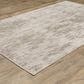Oriental Weavers Clarke CLA08 Beige and Brown 6" x 9"Area Rug, , large