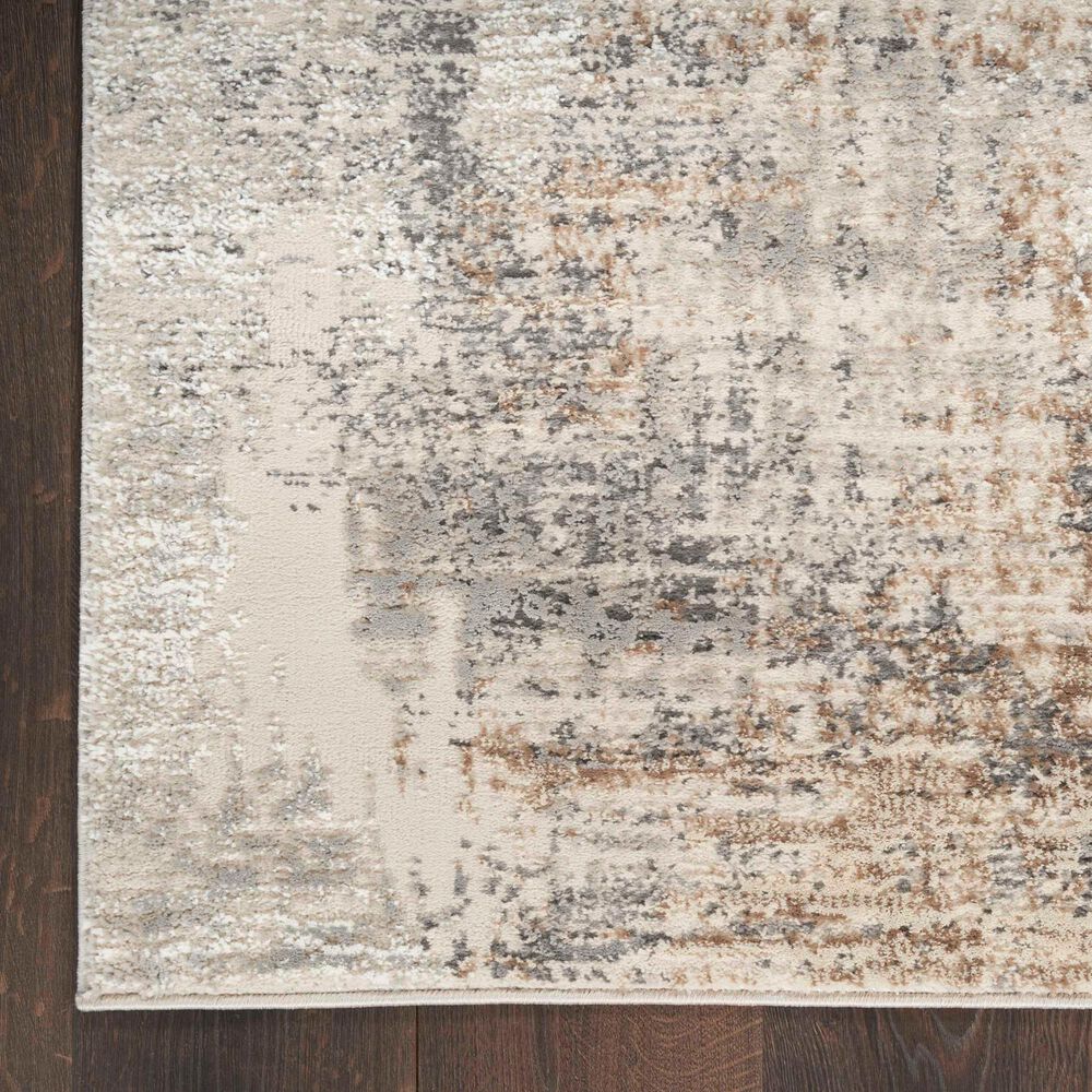 Nourison Sustainable Trends SUT04 6&#39; x 9&#39; Beige and Grey Area Rug, , large