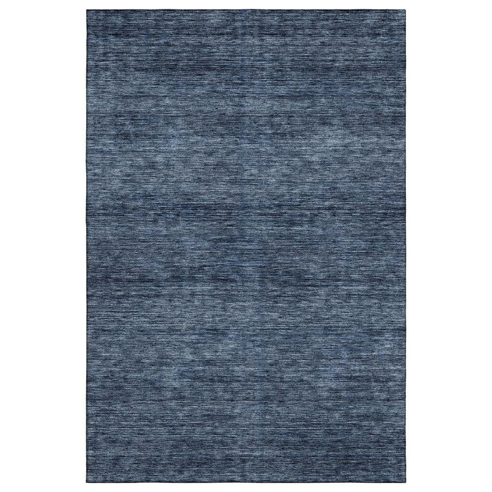 Dalyn Rug Company Soft Essentials Solid Navy 5" x 7"6" Indoor/Outdoor Area Rug, , large