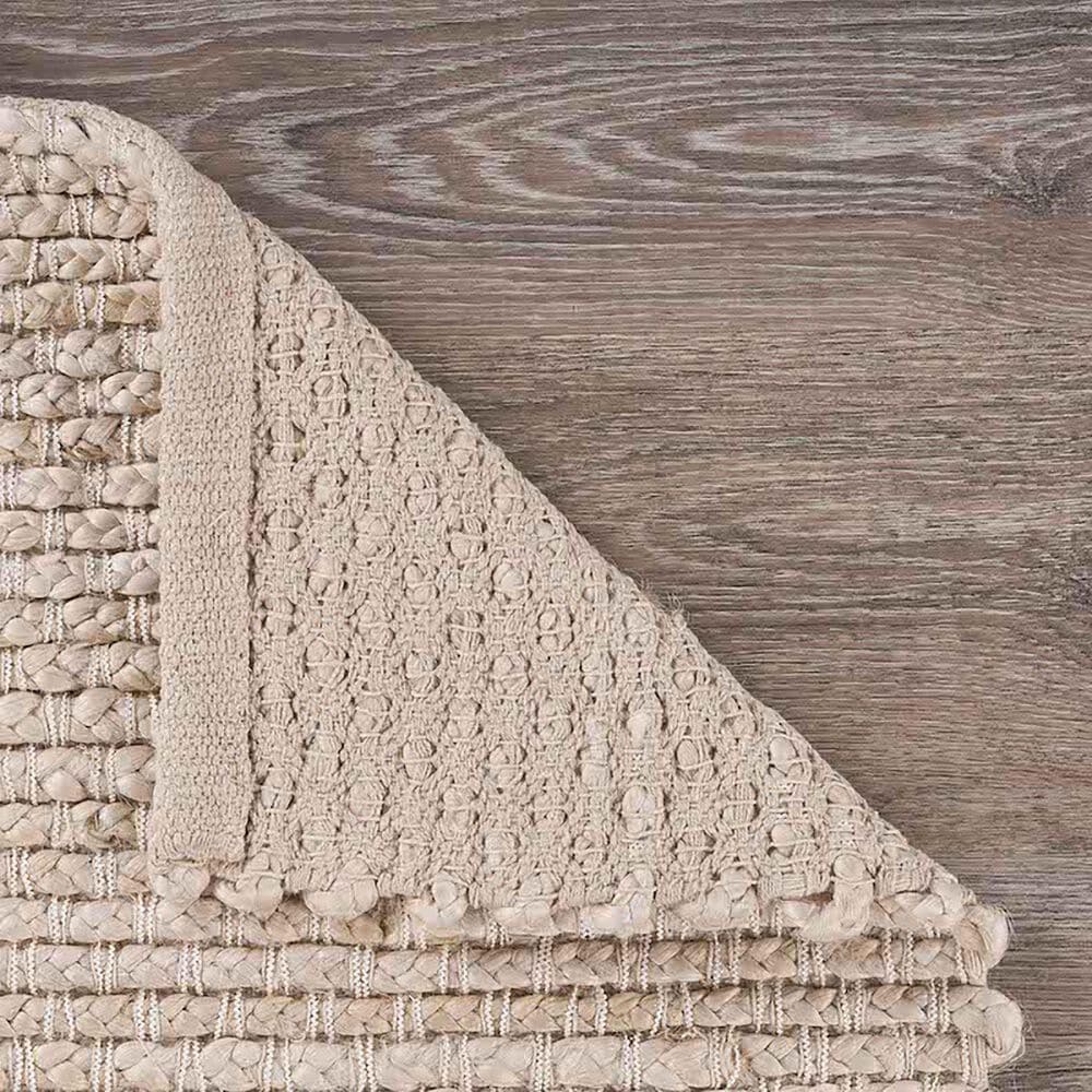 L&amp;R Resources Bleached Naturals 5&#39; x 7&#39;9&quot; Bleach and Ivory Area Rug, , large